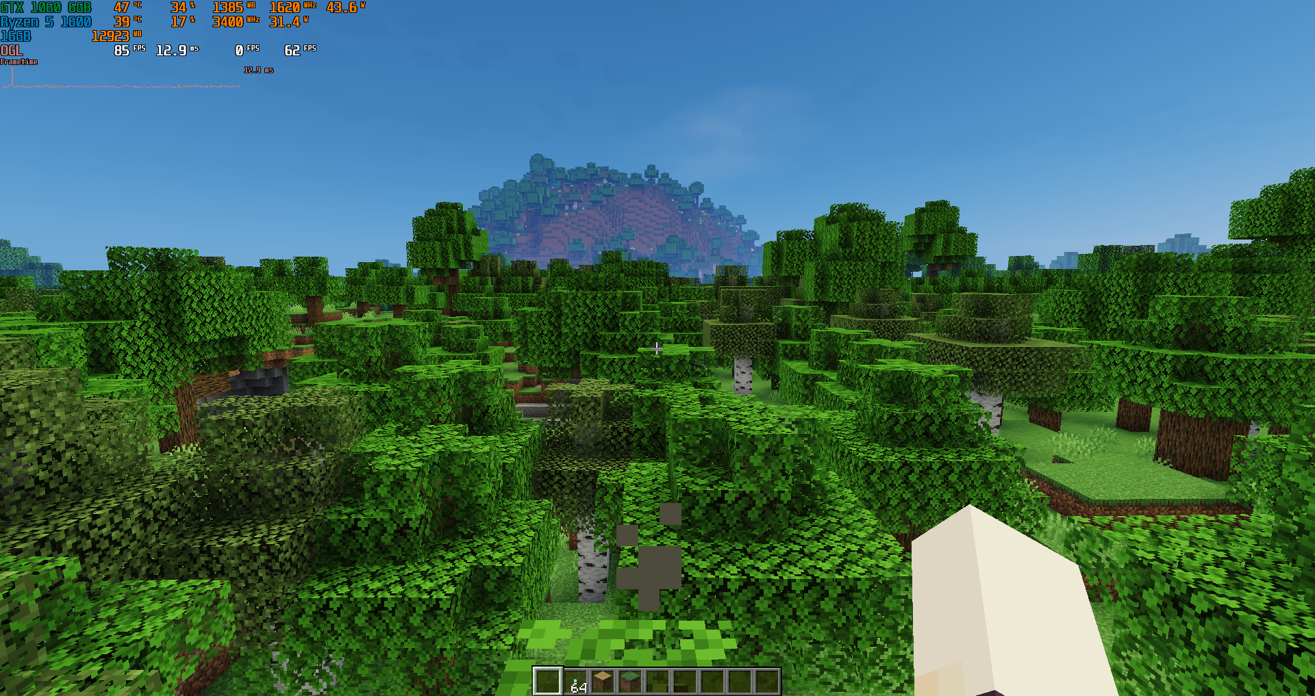 Minecraft with shaders